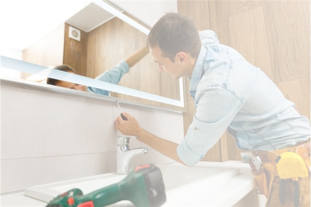 Installation miroir Ă Avon (77210) Installation miroir Ă Avon (77210)